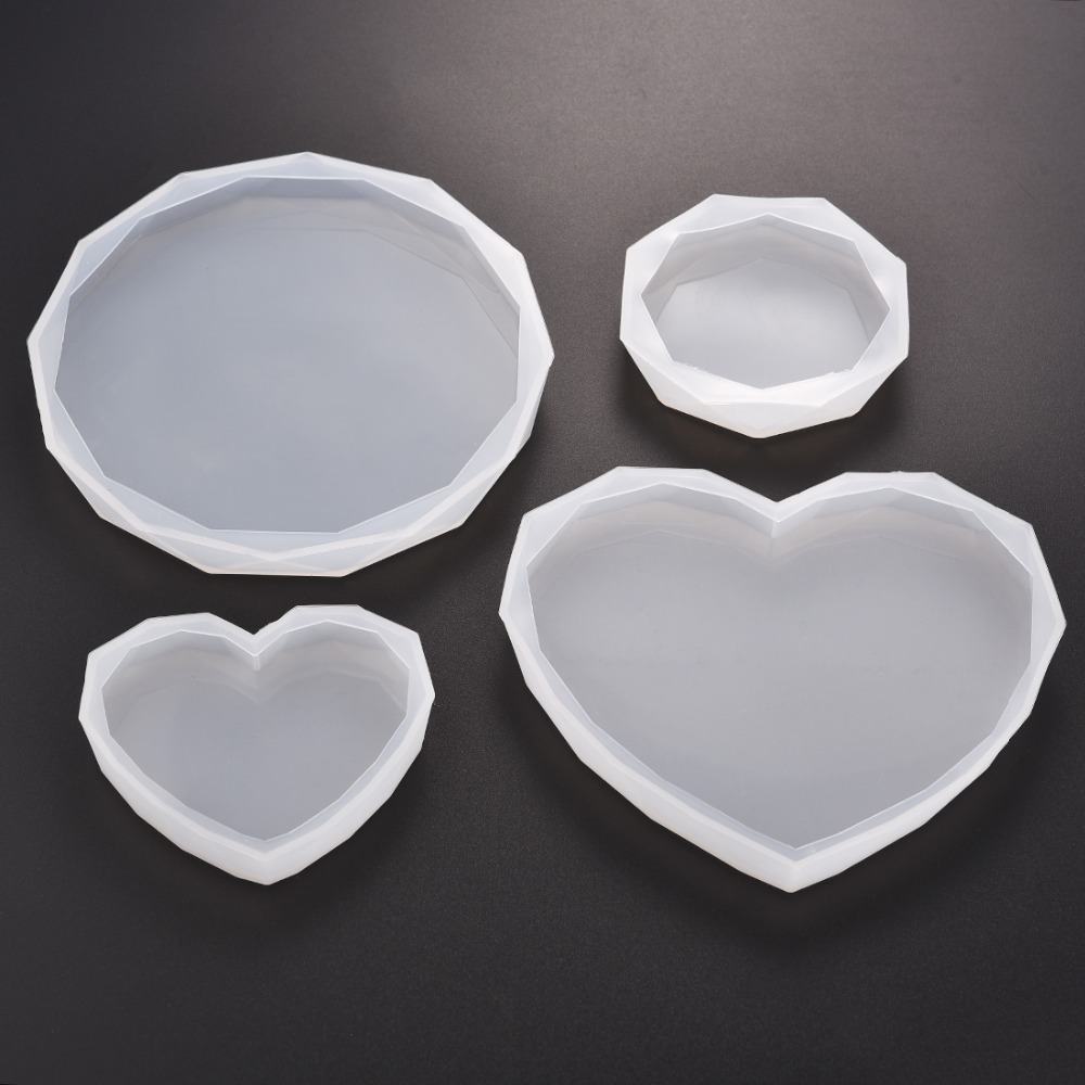 Serving Tray Mold - Resin Coaster Silicone Mold Casting Round
