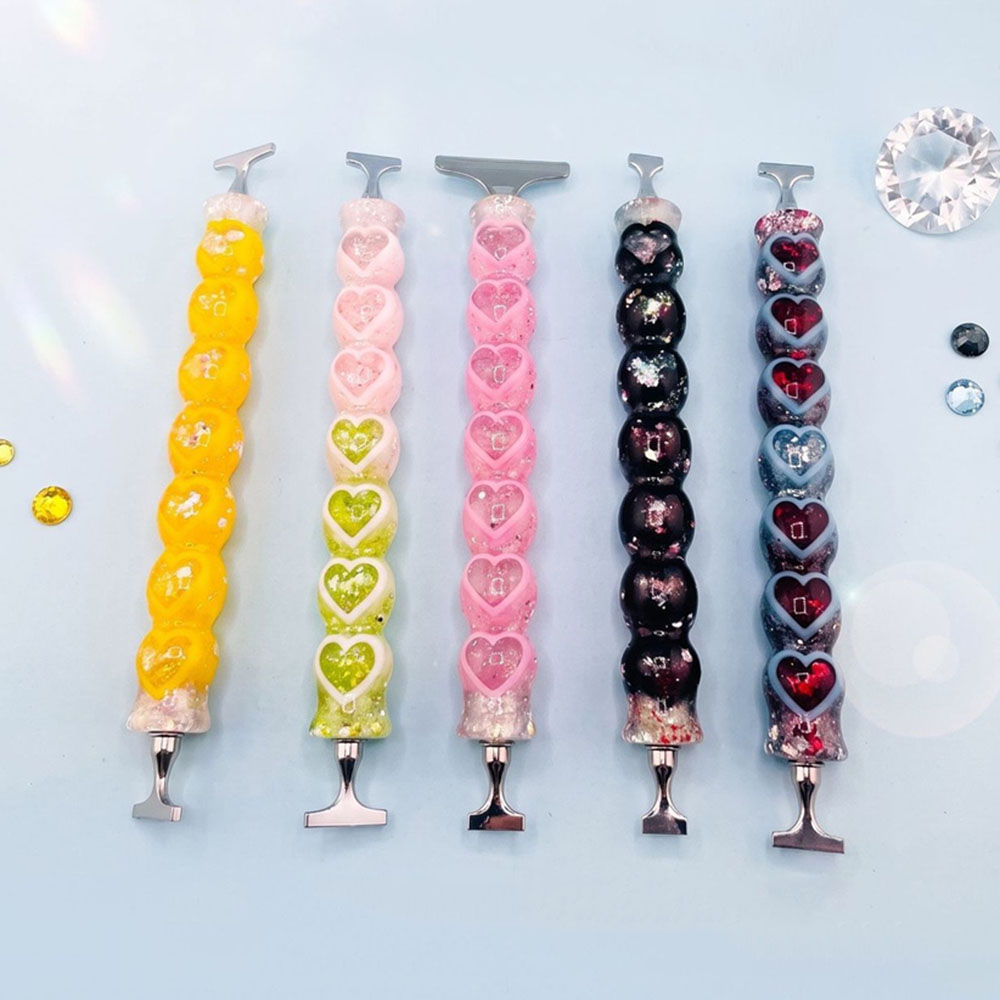 Resin Craft Ideas - New Heart Shape Diamond Painting Pen