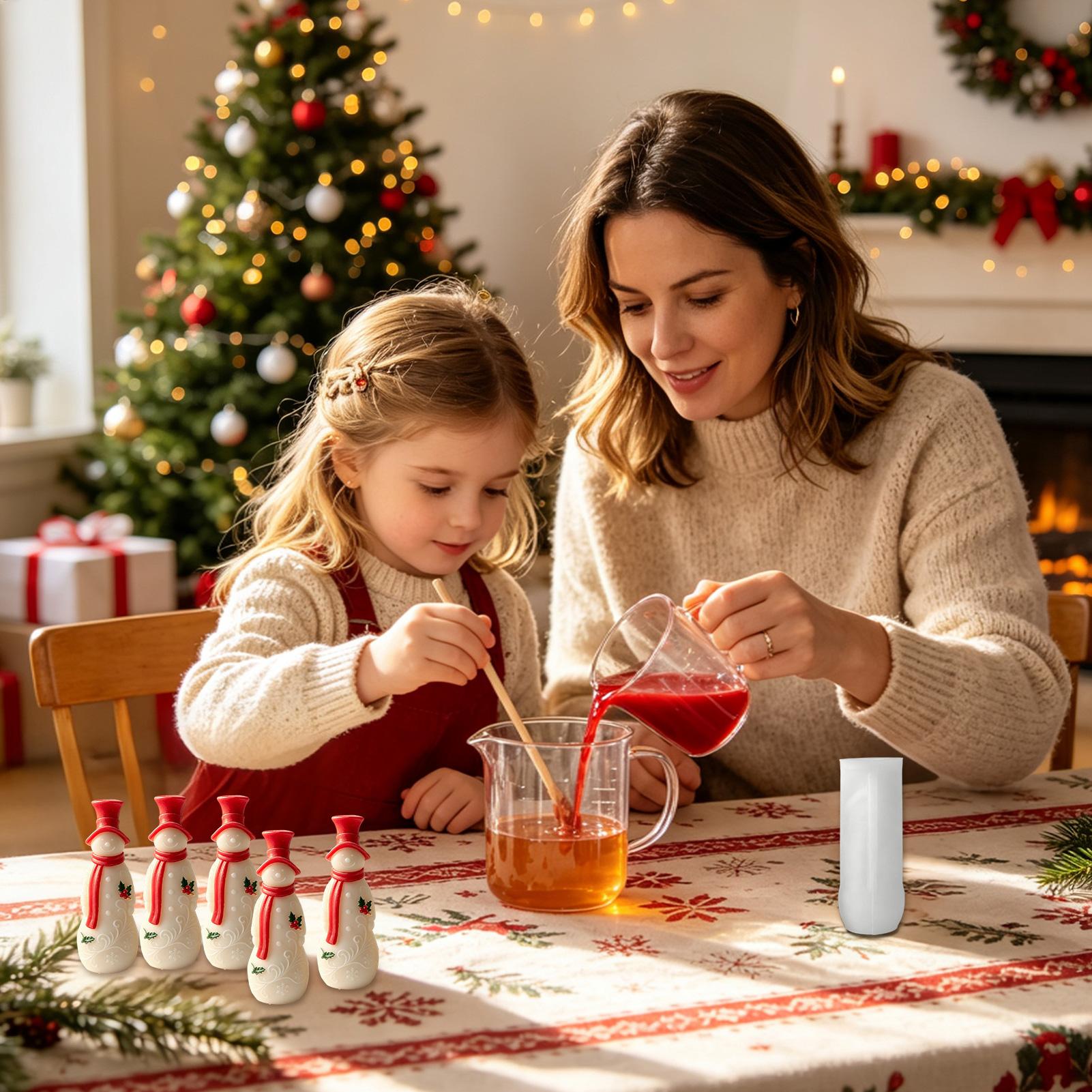 Resin Craft Workshop - Candle Molds 3D Christmas Craft Epoxy