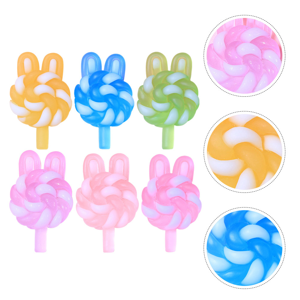 24Pcs Cute Cartoon Lollipop Ch - огляд і ціна Crafting Resin