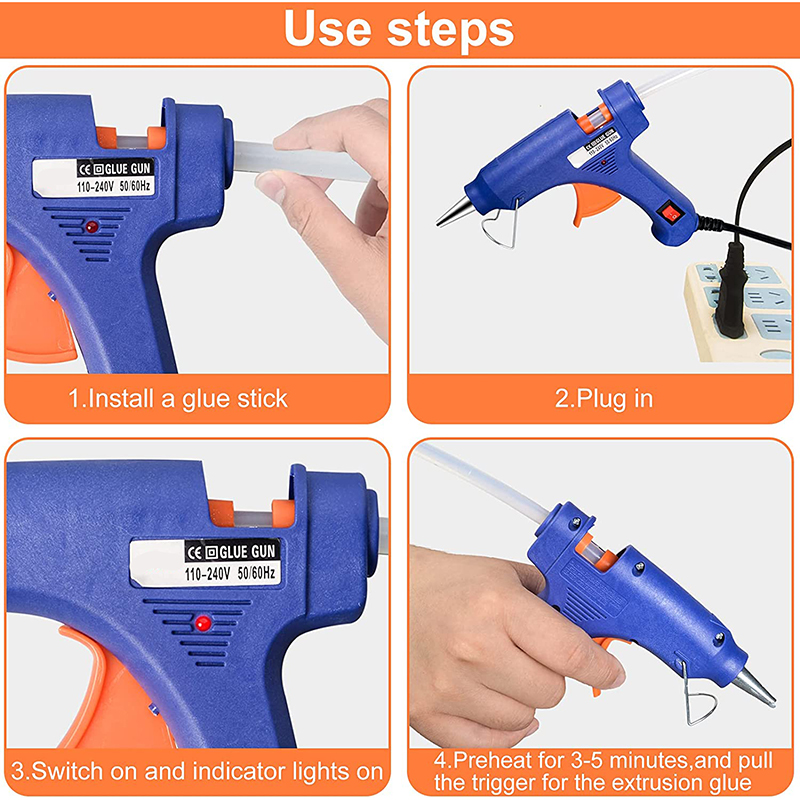 20W Mini Hot Melt Glue Gun EU  - огляд і ціна Heat Gun Small