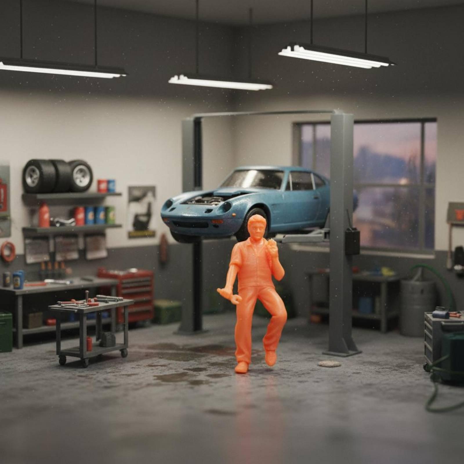 Resin Repairman Figure for 1 6 - огляд і ціна Resin Craft Workshop
