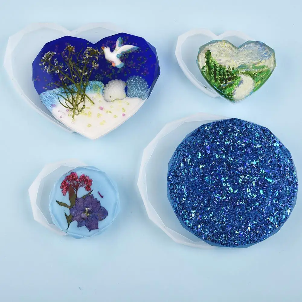 Resin Coaster Silicone Mold Ca - огляд і ціна Serving Tray Mold