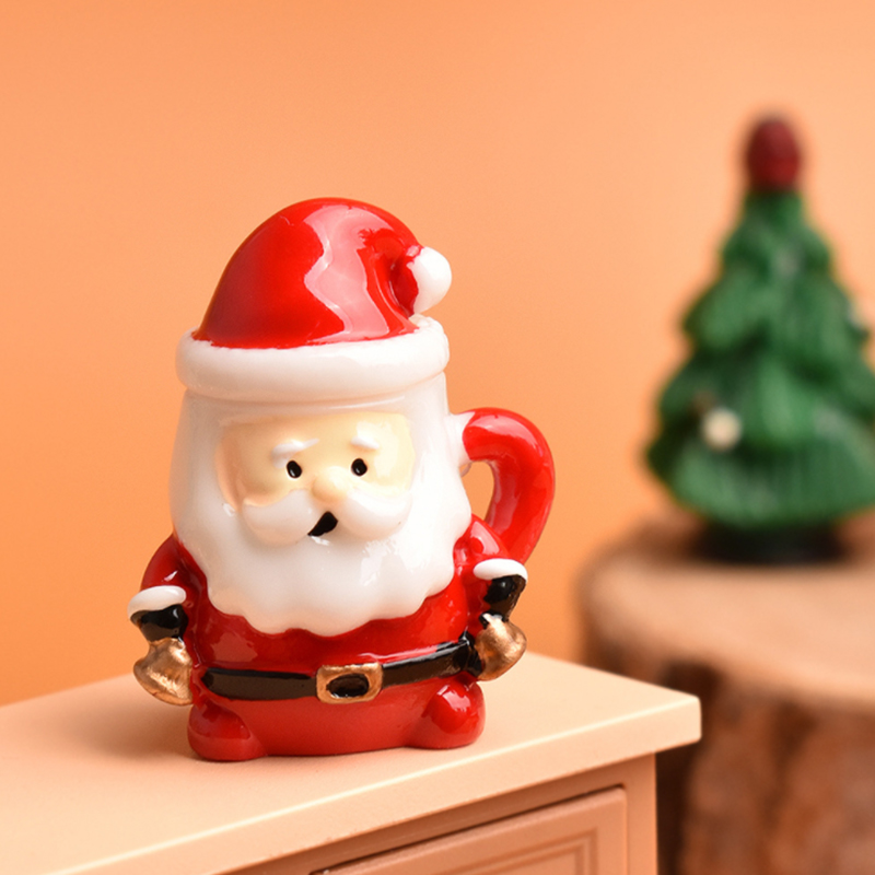 Mini Santa Teacup Ornament - R - огляд і ціна Resin Craft Material