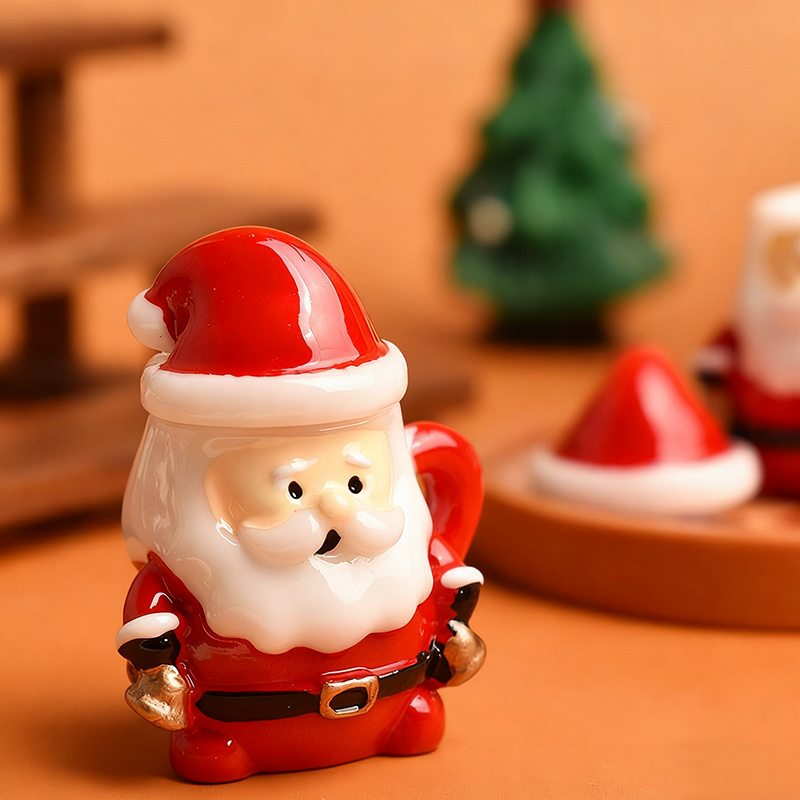 Mini Santa Teacup Ornament - R - огляд і ціна Resin Craft Material