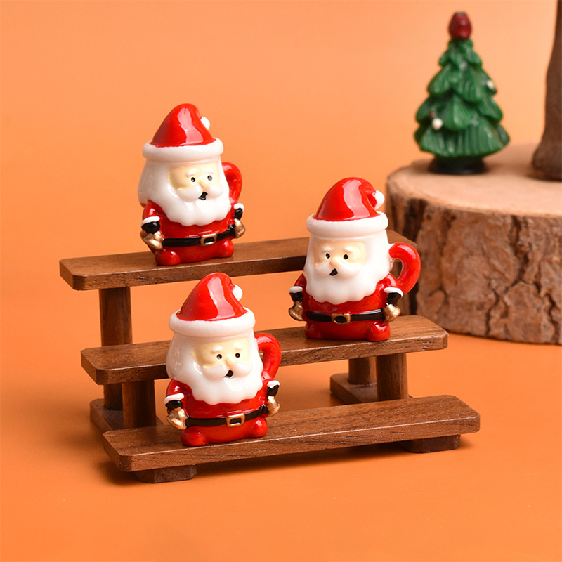 Mini Santa Teacup Ornament - R - огляд і ціна Resin Craft Material