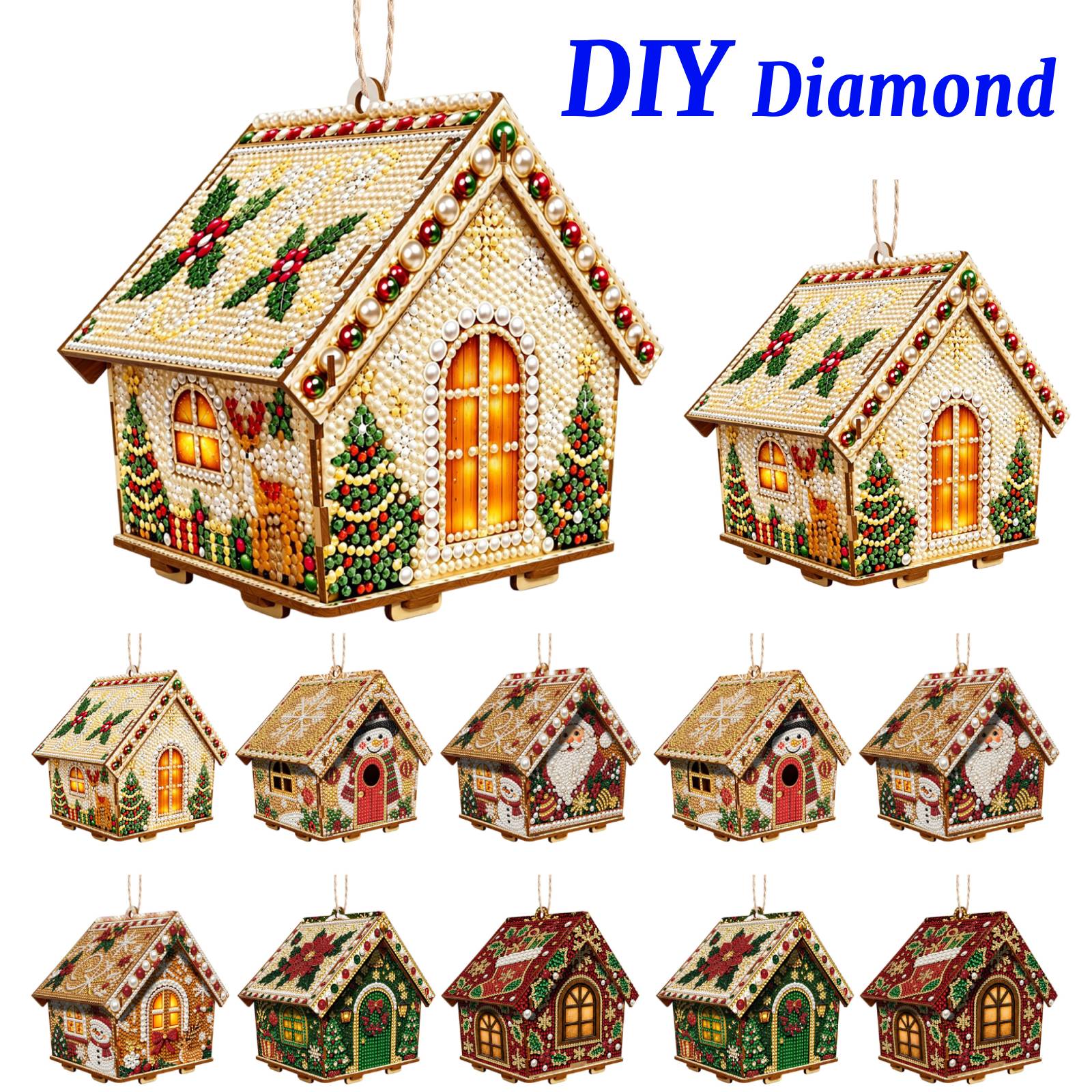 DIY Diamond Painting Wooden Ho - огляд і ціна Resin Craft Kit