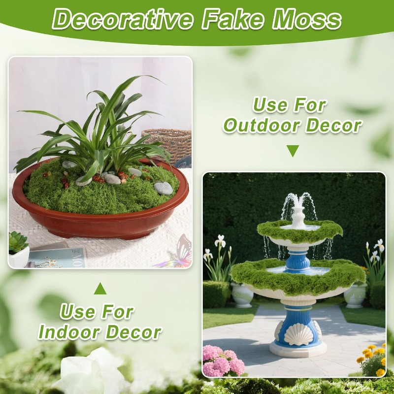 Artificial Green Plants Eterna - огляд і ціна Terrarium Moss Art